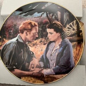 Gone With The Wind “Scarlett and Ashley After The War” Plate